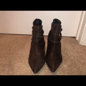 Brown Heeled Boots
